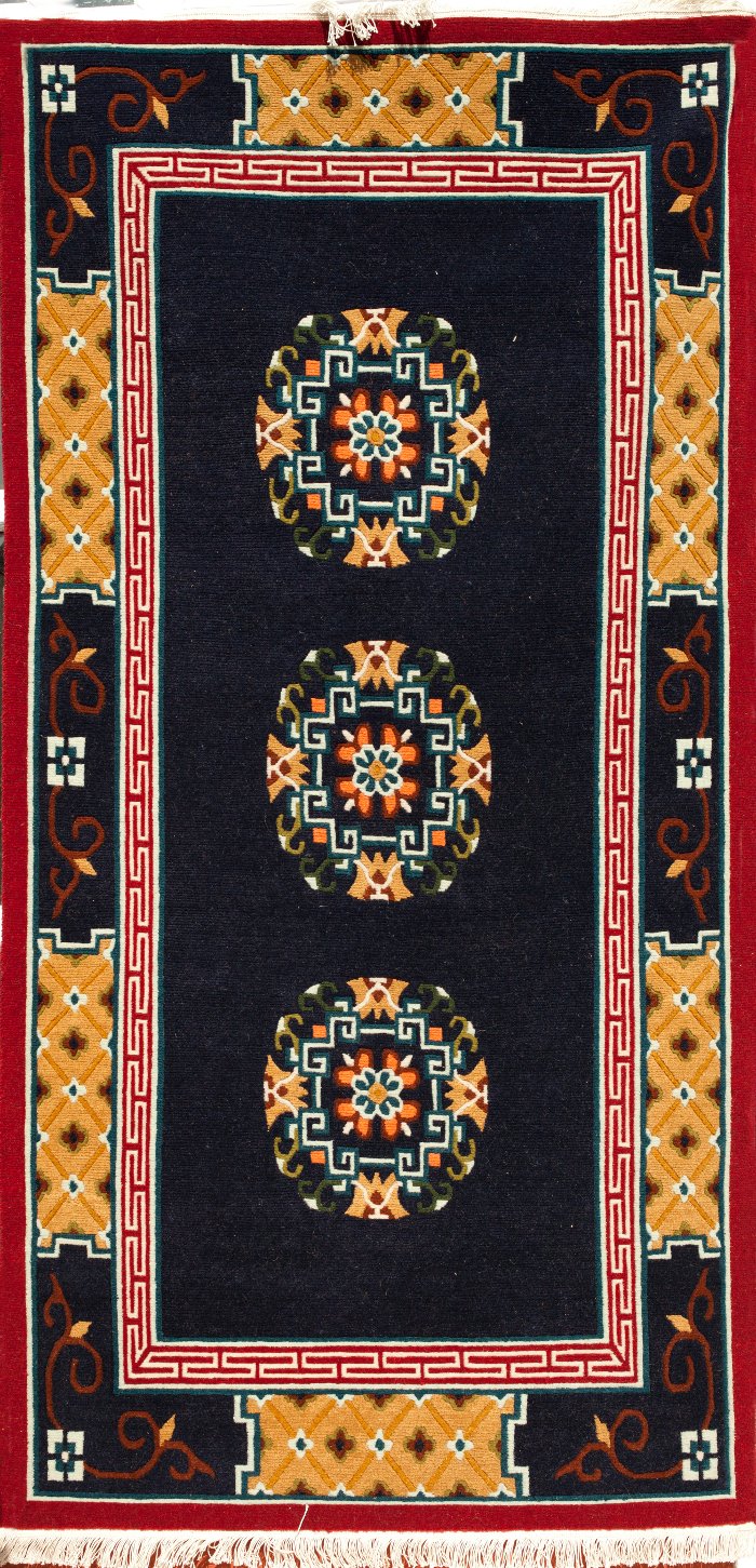 Тибетский ковер (90 х 182 см, овечья шерсть), 90 х 182 см