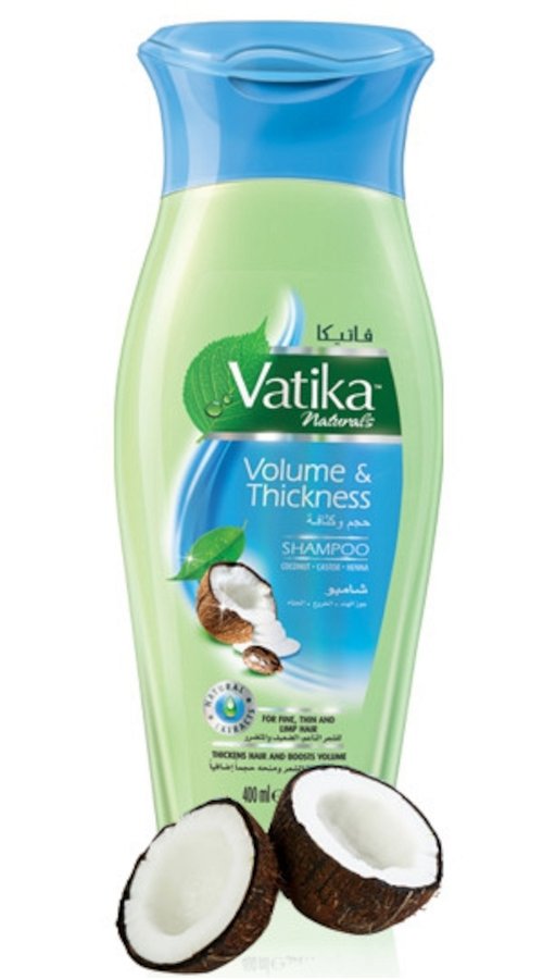 Шампунь для волос Dabur Vatika Naturals Volume and Thickness (для придания объема) (400 мл)
