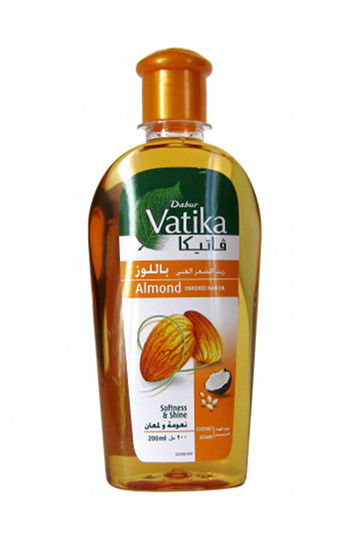 Масло для волос Dabur Vatika Almond (обогащенное миндалем) (200 мл)