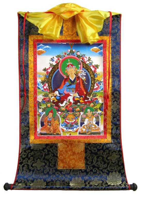 Тханка Гуру Падмасамбхава (печатная), 56 х 86 см, изображение: 32 х 45 см