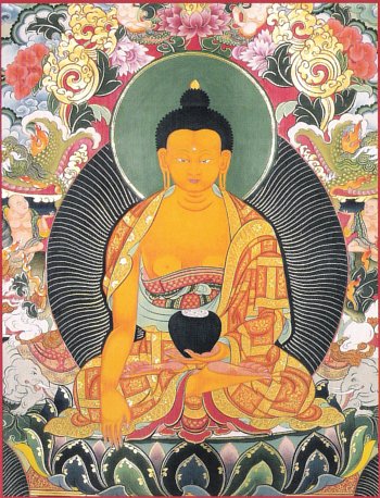 Открытка Будда Трех Времен (14.7 x 11.3 см)