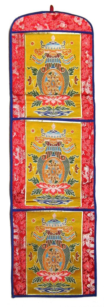 Настенное украшение с карманами Аштамангала, 23,5 х 80 см