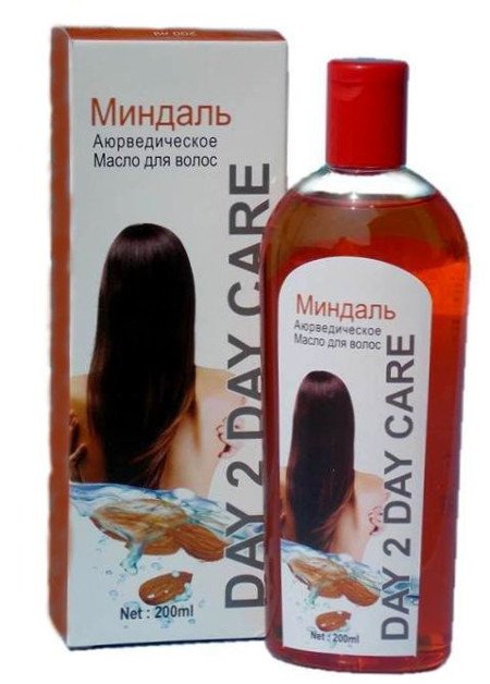 Аюрведическое масло для волос Миндаль (Ayurvedic Hair Oil Day 2 Day Care Almond)