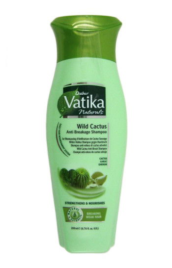 Шампунь для волос Dabur Vatika Naturals Wild Cactus (против ломкости волос) (200 мл)