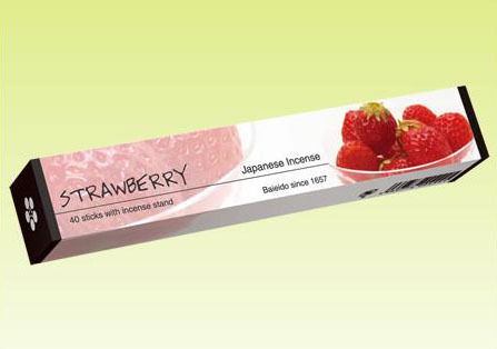 Благовоние Strawberry (бездымные), 40 палочек по 14 см