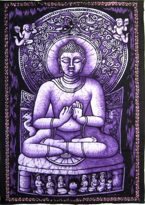 Панно "Будда" (фиолетовое, 77 х 109 см)