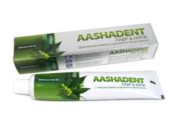 Купить Зубная паста Лавр и мята AASHADENT в интернет-магазине #store#