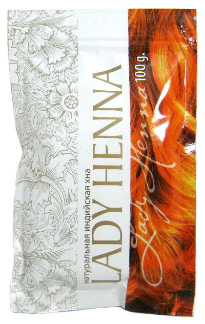 Натуральная индийская хна Lady Henna, 100 г