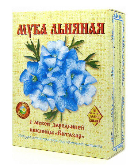 Мука льняная с мукой зародышей пшеницы (400 г)