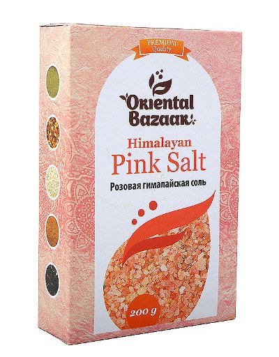 Розовая гималайская соль (200 г). 