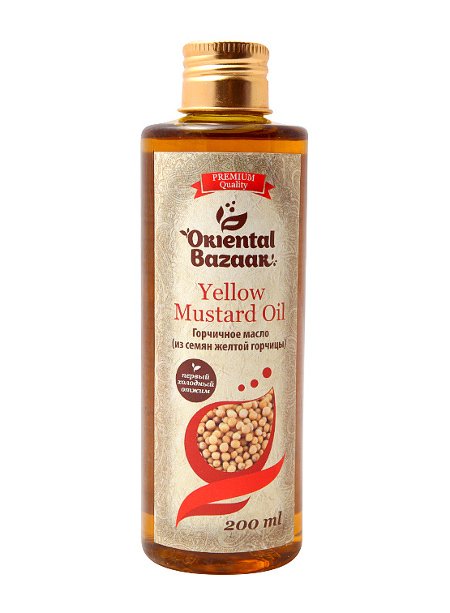 Горчичное масло (из семян желтой горчицы) / Yellow Mustard Oil (200 мл). 