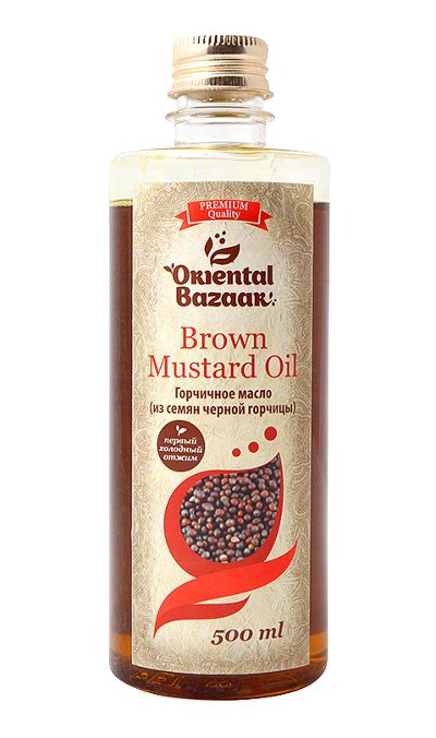 Горчичное масло (из семян черной горчицы) / Brown Mustard Oil (500 мл)