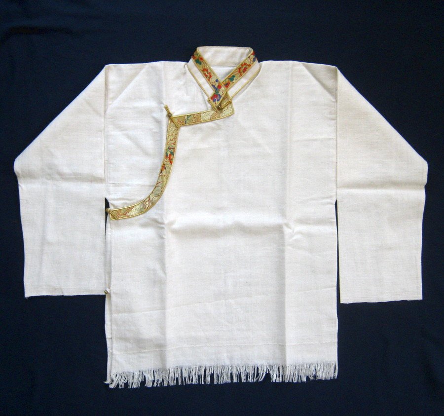 Этническая рубашка (белая)