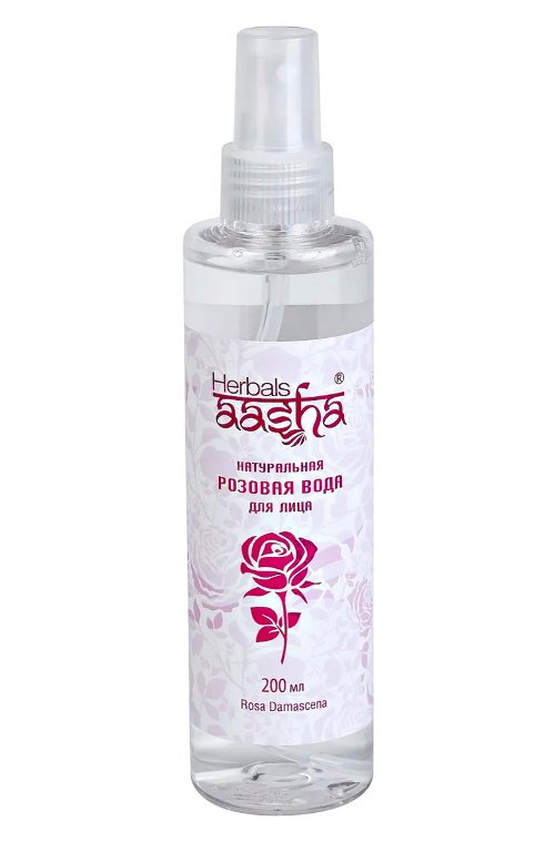 Купить Натуральная Розовая вода Herbals AASHA (спрей), 200 мл в интернет-магазине Ариаварта