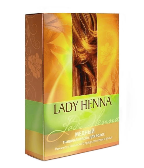 Травяная краска для волос Lady Henna (Медный)