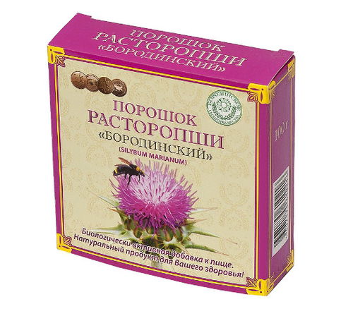 Порошок расторопши "Бородинский" (100 г)