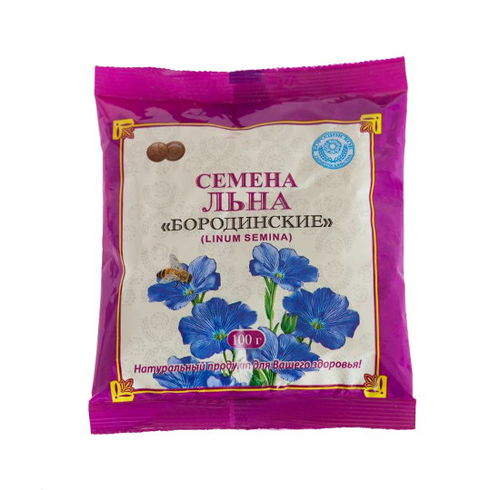 Семена льна "Бородинские" (100 г)