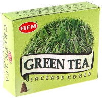 Благовоние Green Tea (конусные), 10 конусов