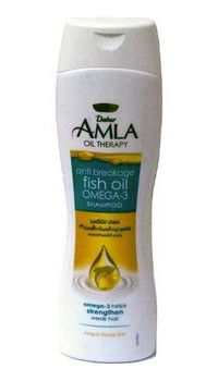 Шампунь Dabur Alma Oil Therapy Omega-3 (против ломкости волос с рыбьим жиром) 200 мл