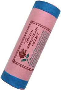 Благовоние Tibetan Rose (Gulab) Incense (Тибетская роза), 30 палочек по 11 см