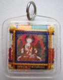 Тибетский защитный амулет с Ваджрасаттвой, 3 x 3 см