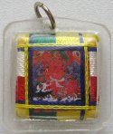 Тибетский защитный амулет с Намсараем, 3 x 3 см