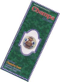 Благовоние Champa Incense, 30 палочек по 16 см