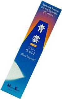 Благовоние Seiun Gold (восточная цветочно-пряная смесь), 20 палочек по 14 см