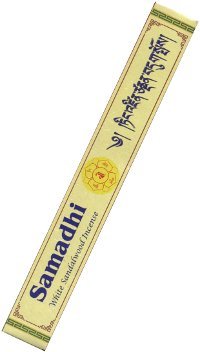 Благовоние Samadhi Incense (Самадхи) (белый сандал), 40 палочек по 19,5 см