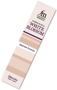 Благовоние White Blossom (Белый цветок), 20 палочек по 9 см