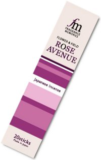 Благовоние Rose Avenue (Розовая аллея), 20 палочек по 9 см