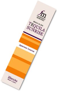 Благовоние Tequila Sunrise (Текила санрайз), 20 палочек по 9 см