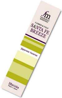 Благовоние Santa Fe Breeze (Бриз в Санта-Фе), 20 палочек по 9 см
