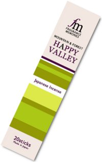 Благовоние Happy Valley (Счастливая долина), 20 палочек по 9 см