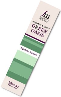 Благовоние Green Oasis (Зеленый оазис), 20 палочек по 9 см