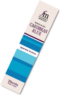 Благовоние Caribbean Blue (Карибская синева), 20 палочек по 9 см