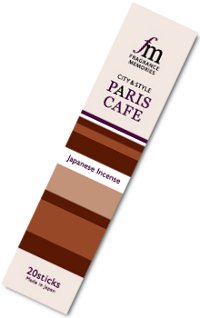 Благовоние Paris Cafe (Парижское кафе), 20 палочек по 9 см