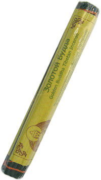 Благовоние Золотой Будда (Golden Buddha Tibetan Incense), 19 палочек по 16 см