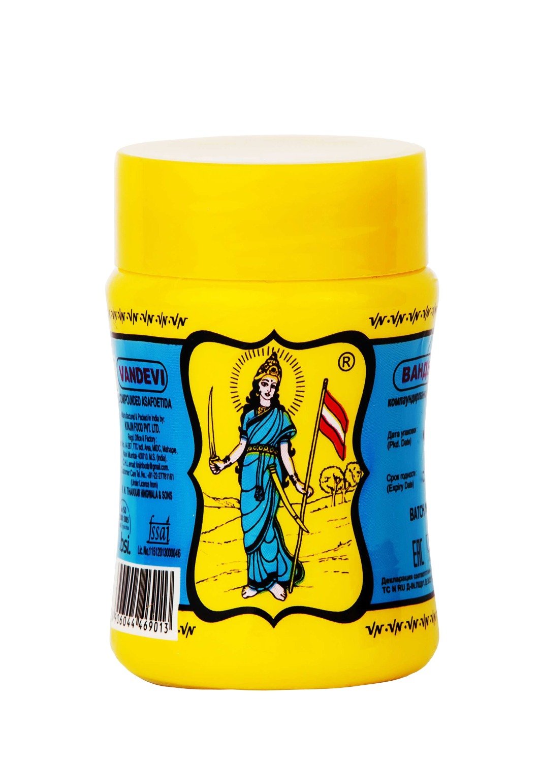 Асафетида компаундированная Vandevi Powder Yellow (50 г). 