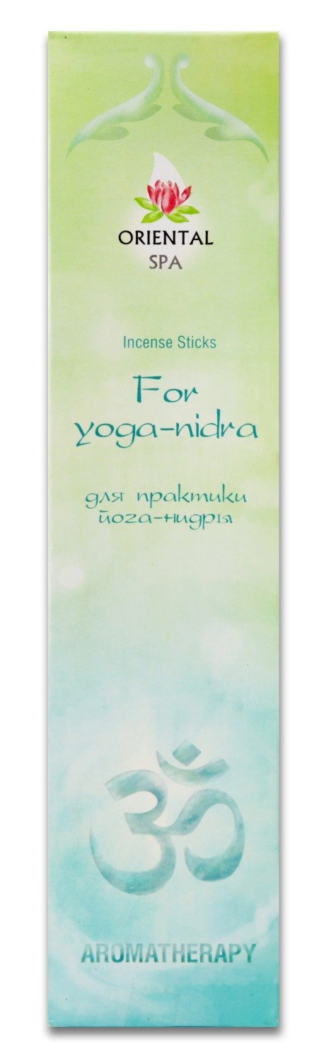 Благовоние For yoga-nidra (Для практики йога-нидры), 12 палочек по 20,5 см. 