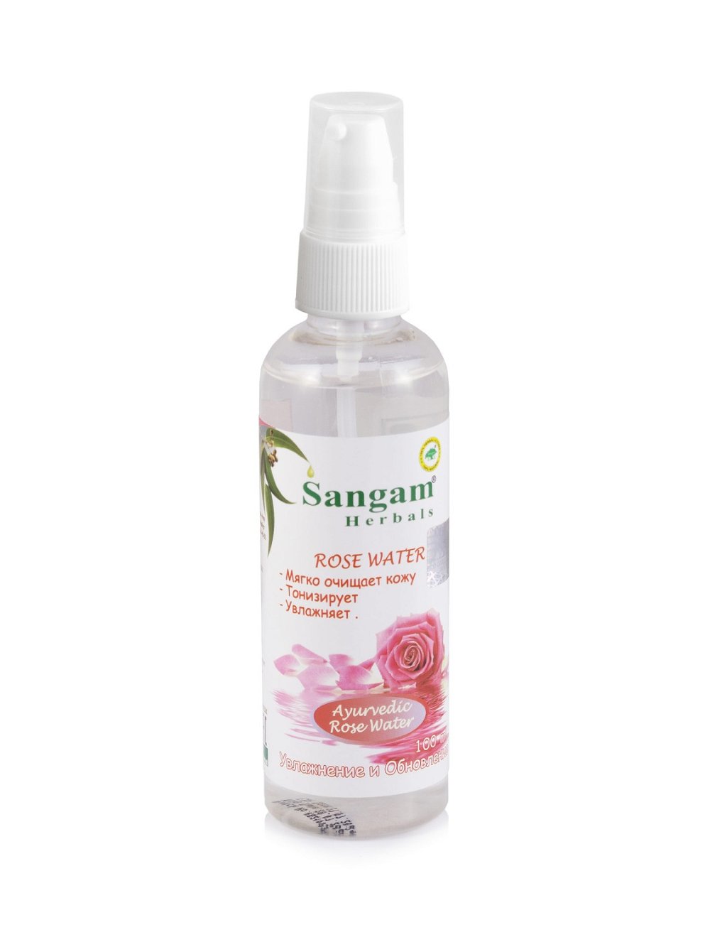 Розовая вода Sangam Herbals, 100 мл, Розовая 