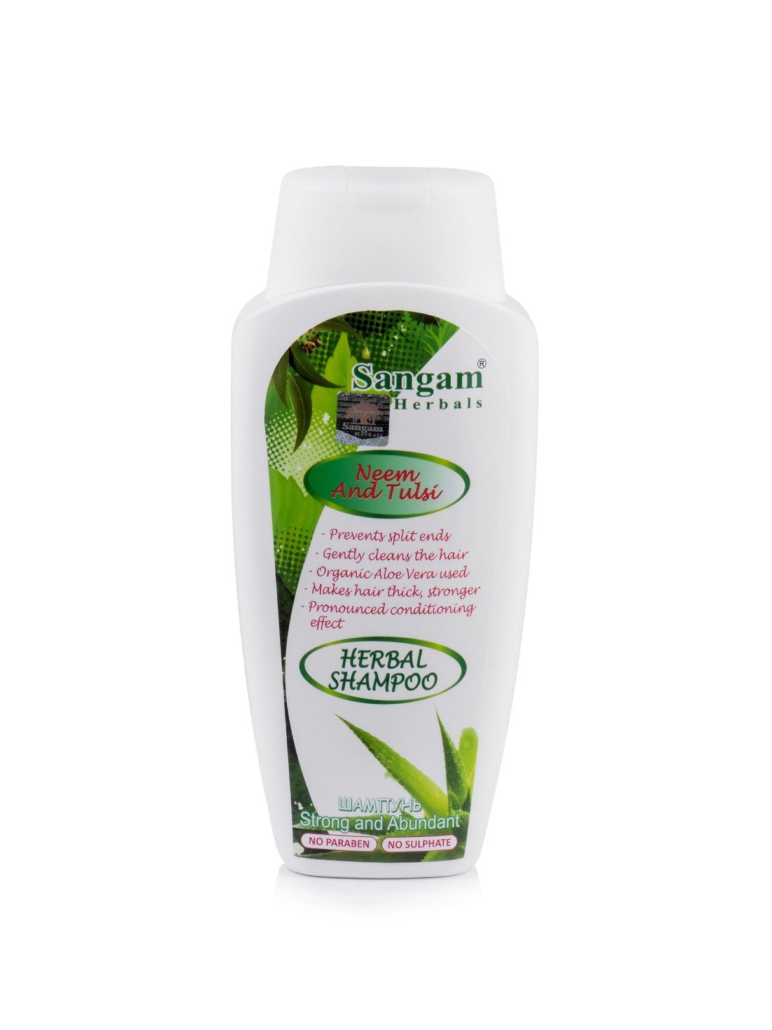 Шампунь для волос Sangam Herbals (Neem and Tulsi). 