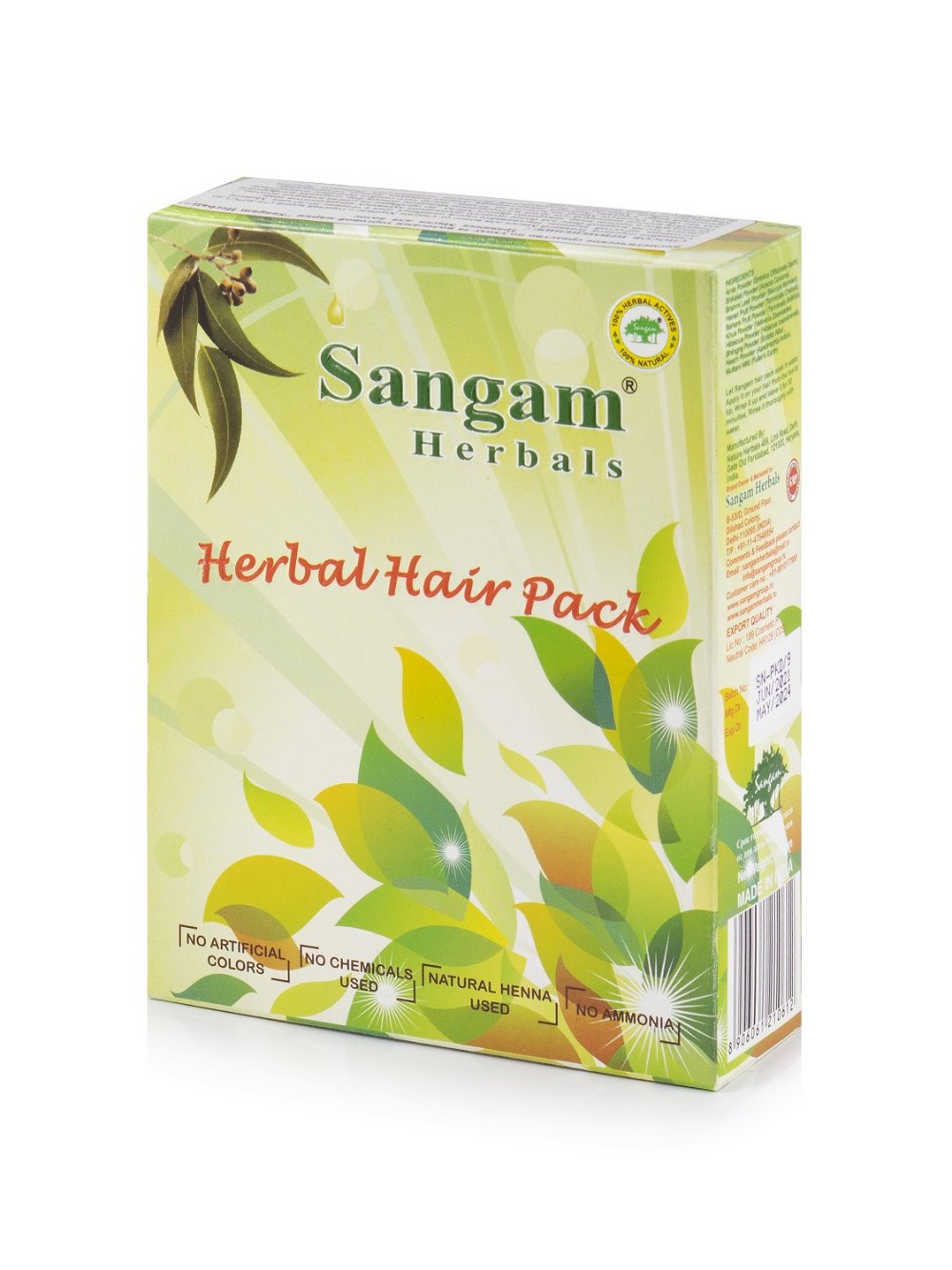 Травяная маска для волос Sangam Herbals, 