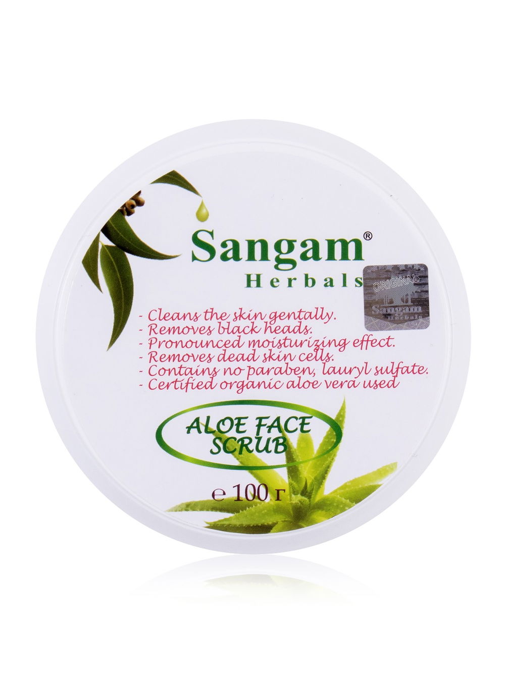 Скраб для лица Sangam Herbals Aloe Vera (Neem and Tulsi)