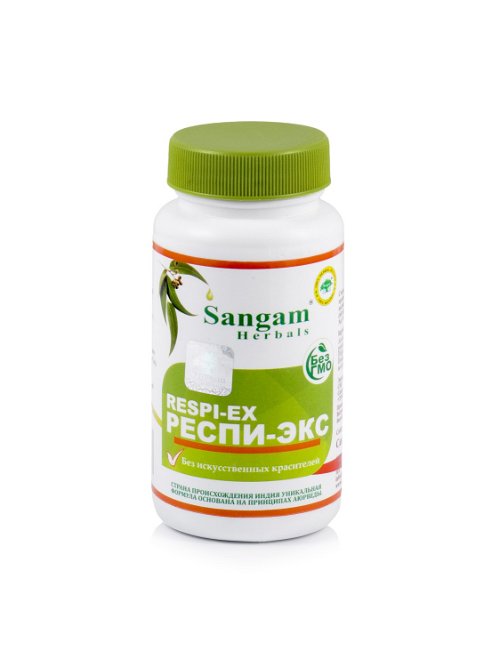 Респи-Экс Sangam Herbals (60 таблеток)