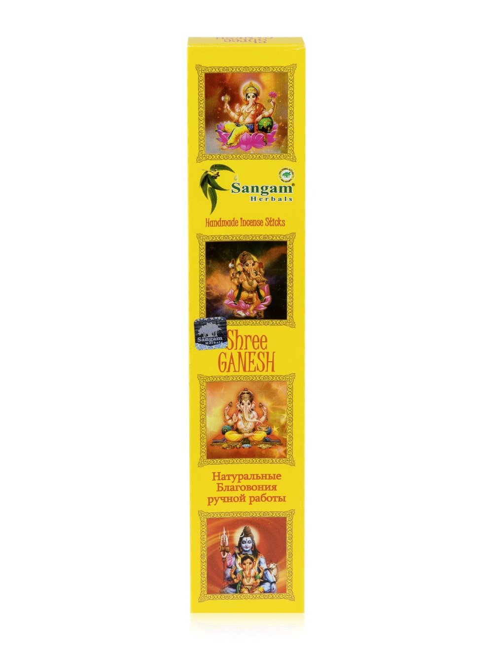 Благовоние Shree Ganesh, 15 палочек по 21 см, 15, Shree Ganesh, Shree Ganesh