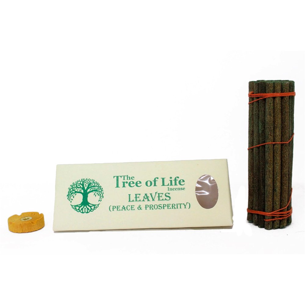 Благовоние The Tree of Life Incense Leaves (Peace and Prosperity), базилик, 30 палочек по 10,5 см, 30, Leaves (базилик)