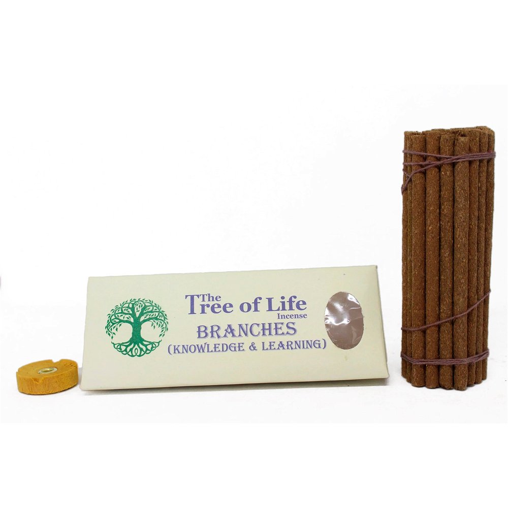 Благовоние The Tree of Life Incense Branches (Knowledge and Learning), ладан, 30 палочек по 10,5 см, 30, Branches (ладан)
