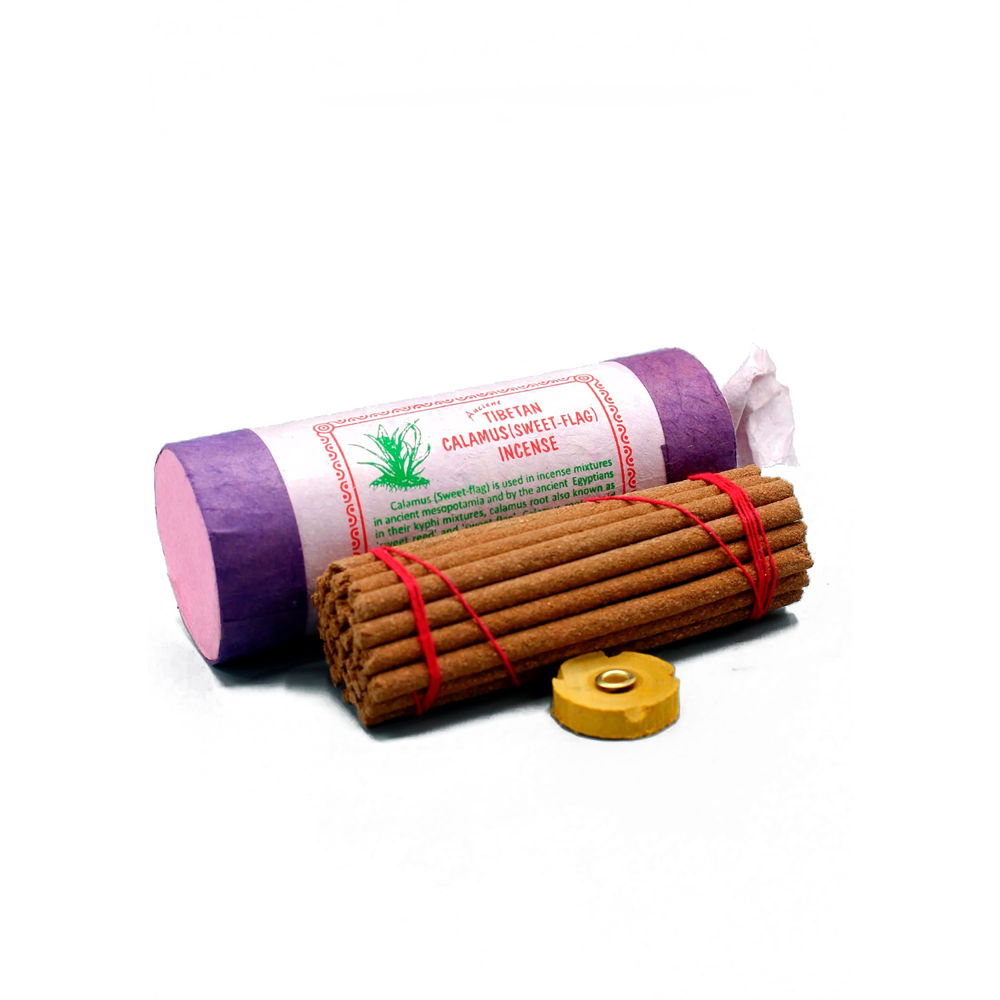 Благовоние Tibetan Calamus (Sweet-Flag) Incence / аир обыкновенный, 30 палочек по 10,5 см, 30, Аир