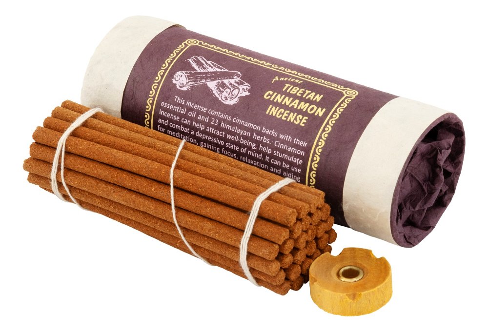 Благовоние Tibetan Cinnamon Incence / корица, 30 палочек по 10,5 см, 30, Корица